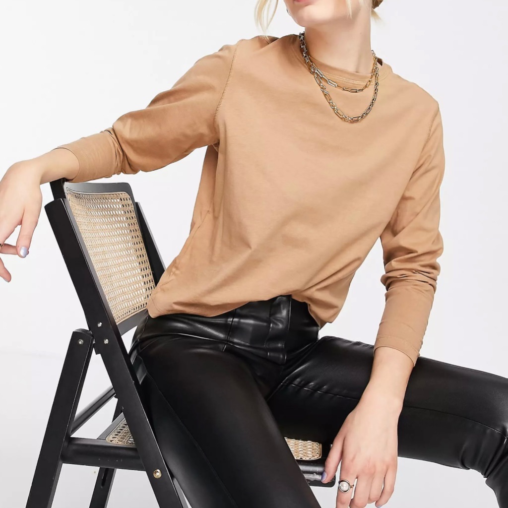 Mango Long Sleeved Basic Top